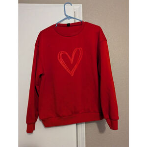 Women's Shein Red heart sweater LG
